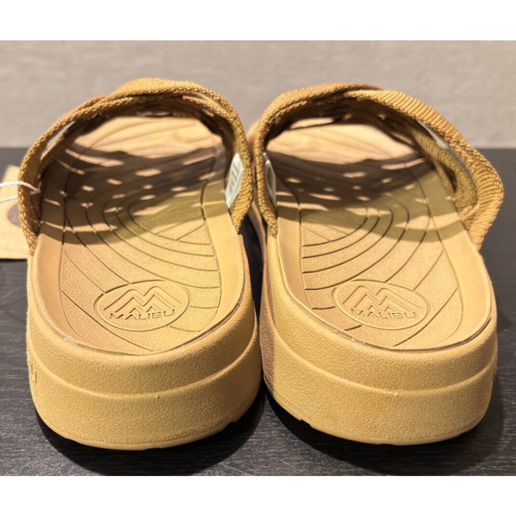 MALIBU SANDALS Zuma EVA Rubber Nylon Tan Women's Size 5 Sandals - Picture 7 of 9